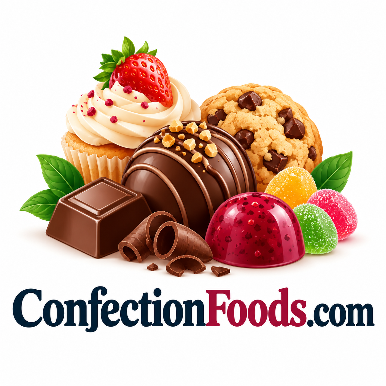 ConfectionFoods.com domain name artwork